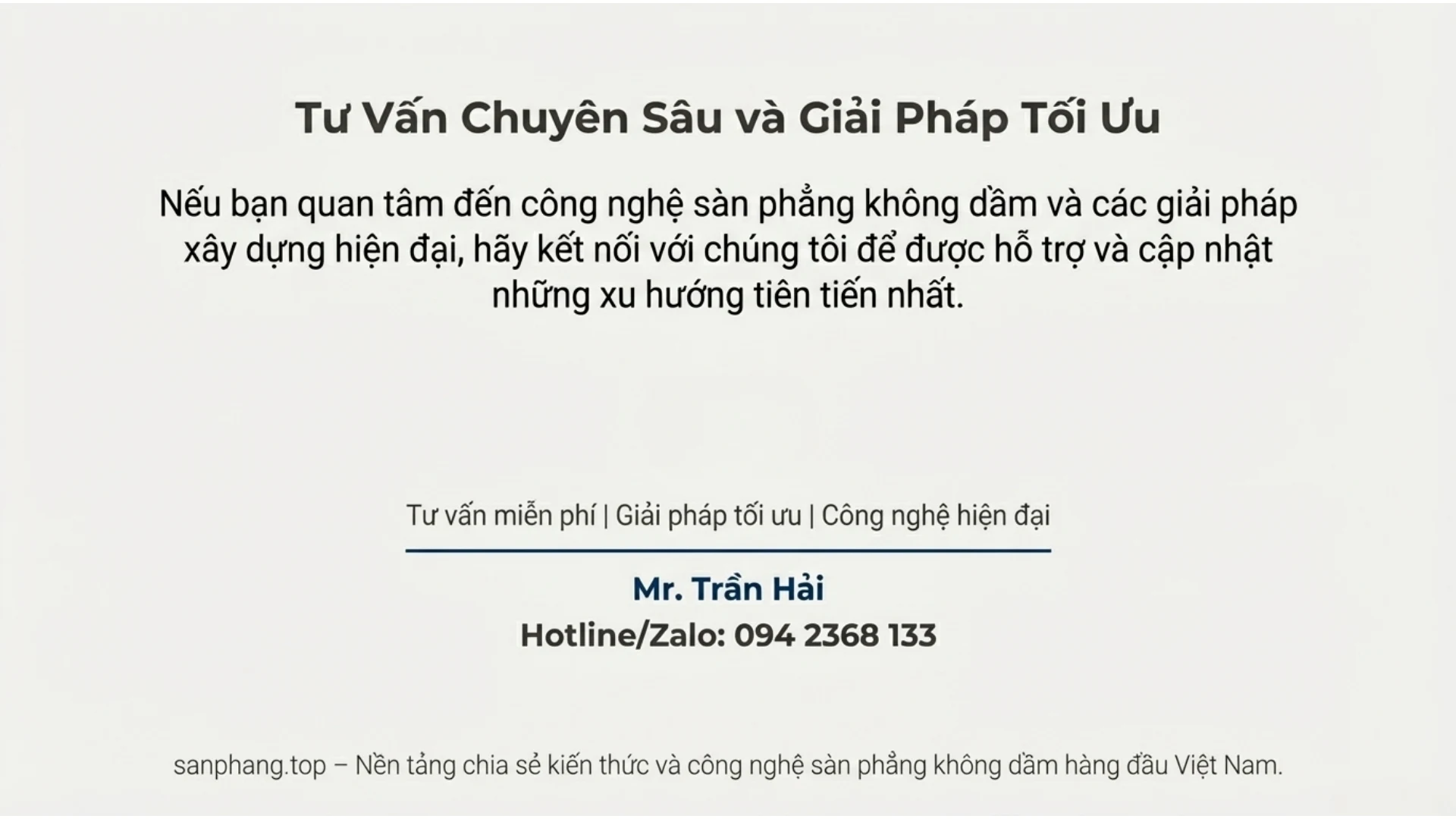 Sàn phẳng không dầm giúp tối ưu chiều cao tầng